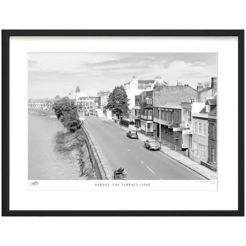 Barnes, The Terrace C1960 by Francis Frith - Single Picture Frame Print, 60cm H x 80cm W x 2.3cm D