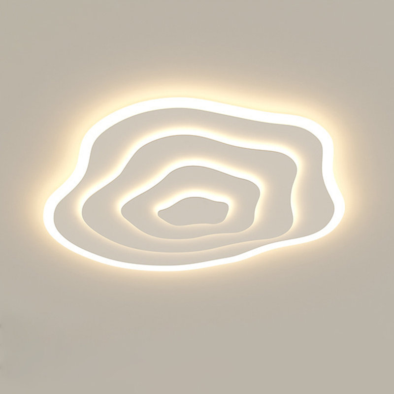 Plafonnier encastré blanc à DEL 3 températures de couleur, H 3,93 po x l 15,74 po x P 15,74 po