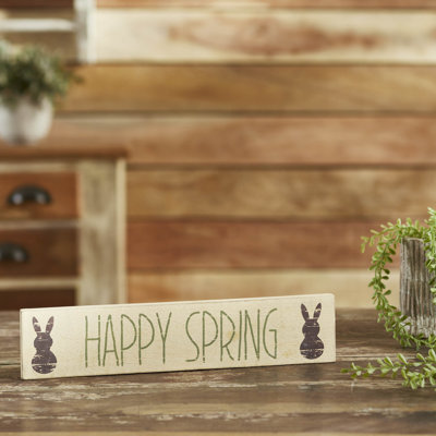 Panneau en bois Jeseka Happy Spring 3 x 14