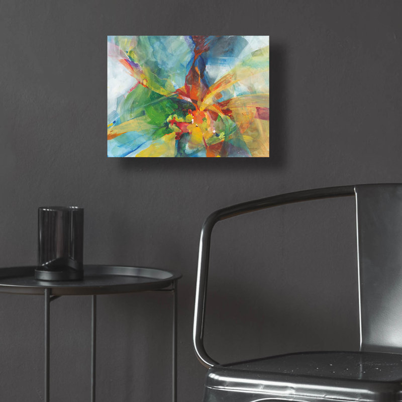  «Channel Chassing» par Danhui Nai, art mural en verre acrylique, H 12 po x l 16 po x P 0,13 po