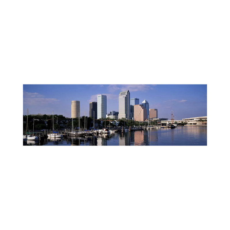 Tampa, Florida, USA by Panoramic Images - No Frame Panoramic Gallery-Wrapped Canvas Giclée on Canvas, 50.8cm H x 152.4cm W