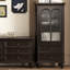 Black-brown Solid Wood Display Cases-120734870