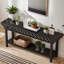 Console 70,9 po en bois avec console de rangement pour le salon-676153569