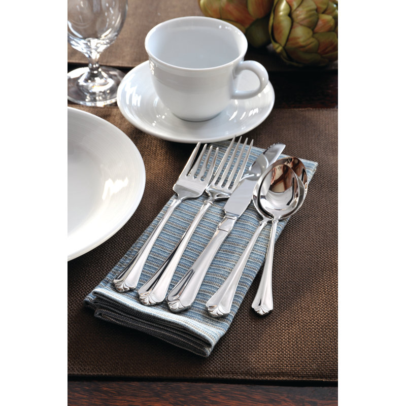 Elegant Stainless Steel Traditional Tablespoon Set