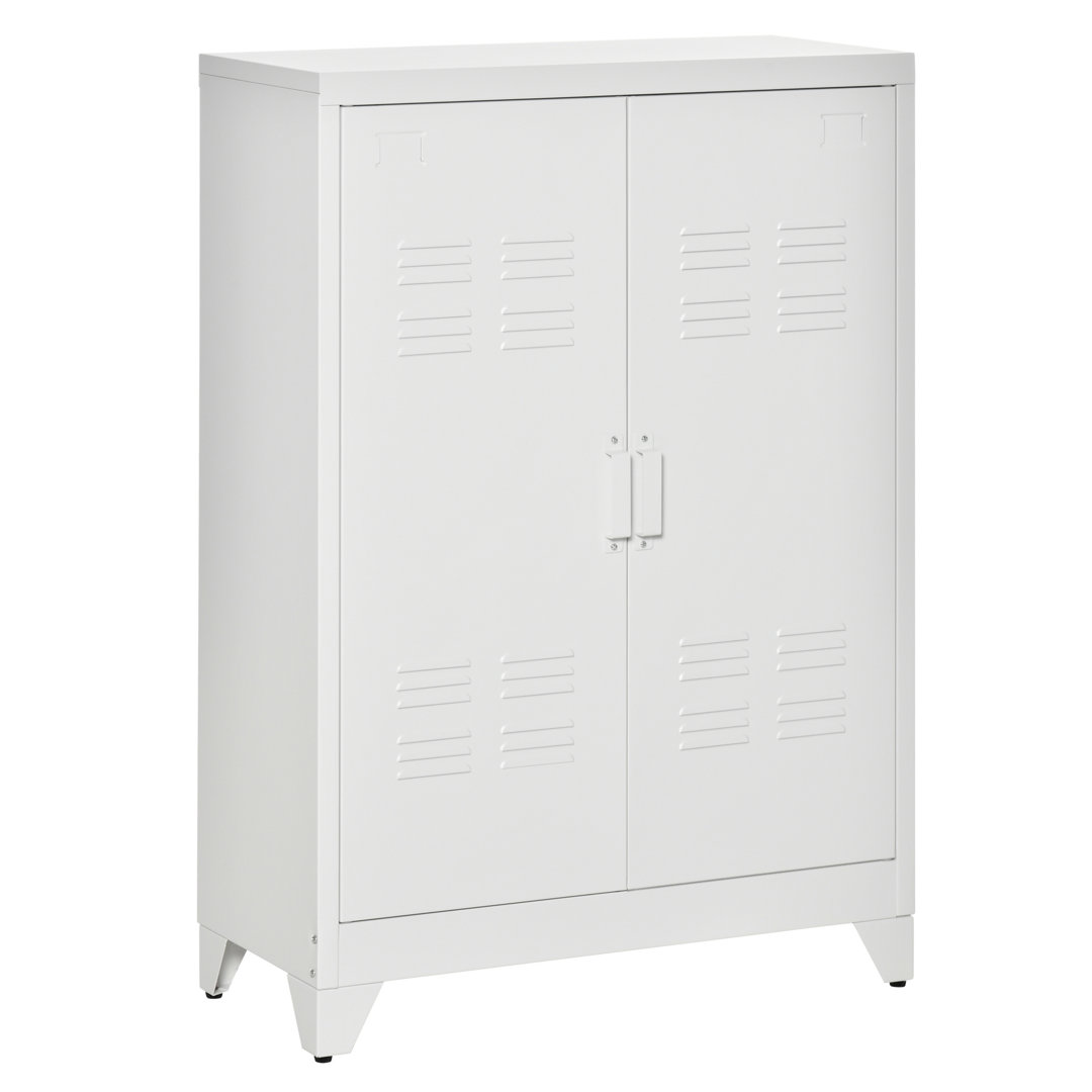 Heslin 29.5'' Wide 3 - Shelf Storage Cabinet Zipcode Design™ 