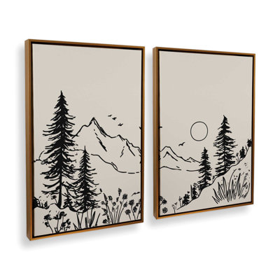 Whispering Peaks v3 Set of 2 Prints