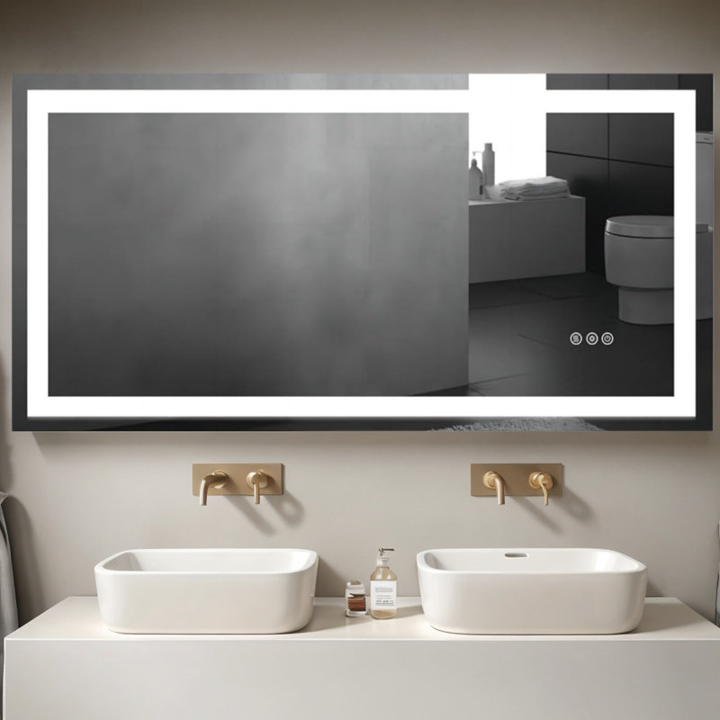 Miroir de salle de bain Led, 48 po x 24 po