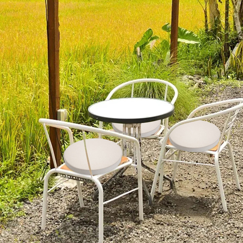 Round Outdoor Chair Cushions For Patio Furniture   Patio Chair Cushion  For Garden Sofa, B