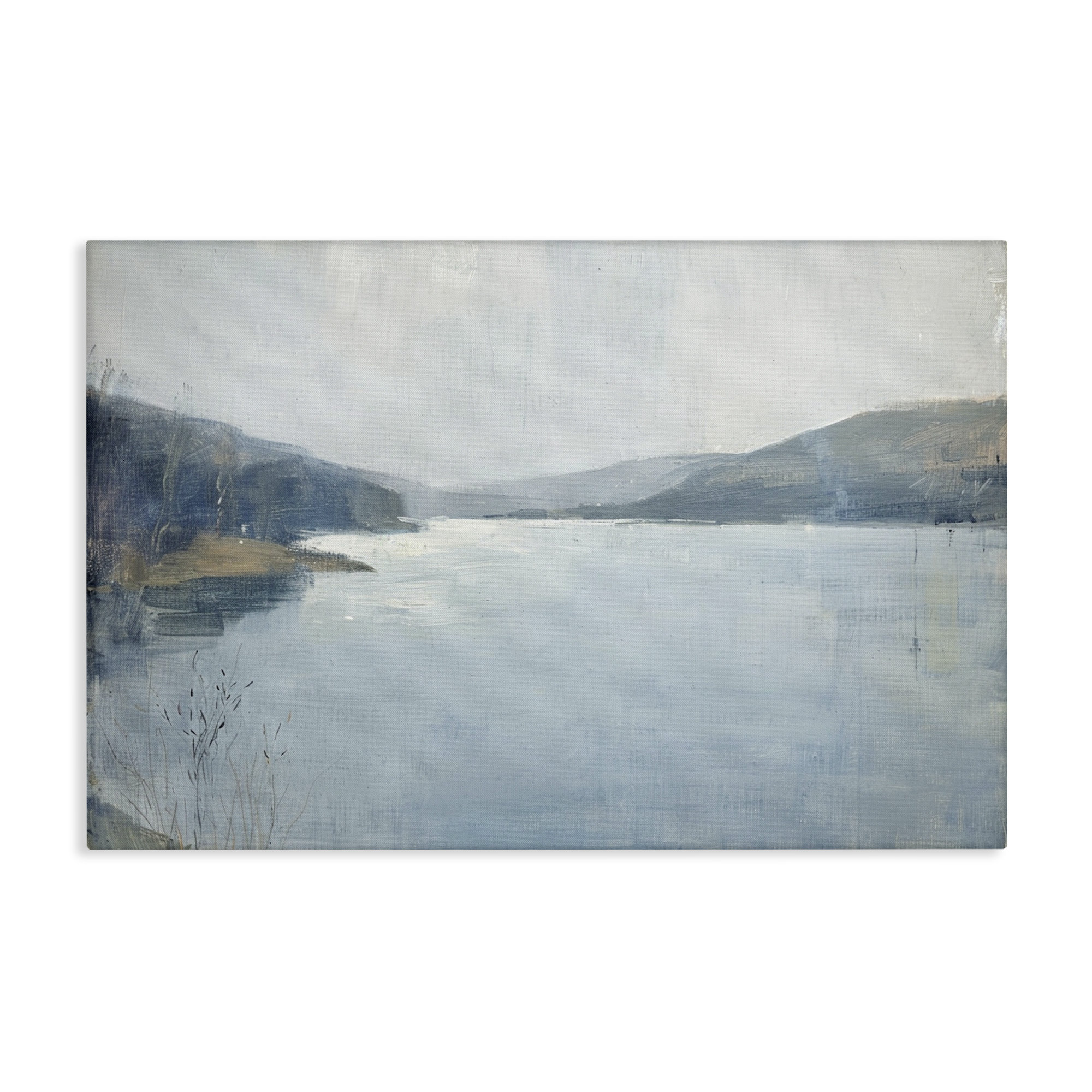 Dakota Fields Faded Distant Mountains Canvas Wall Art by LSR Design ...