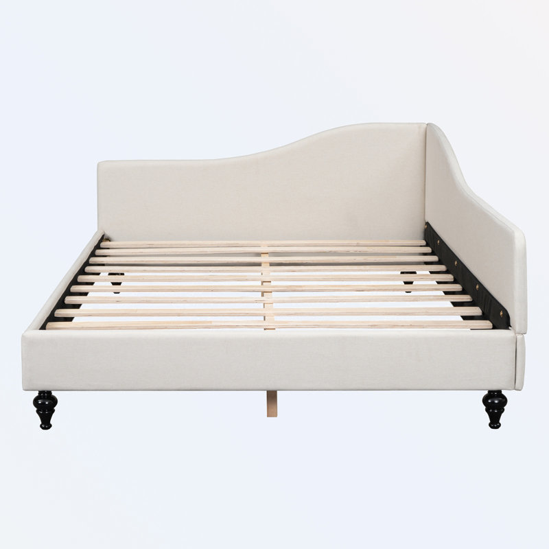 Linen Corner Daybed, Beige, Full