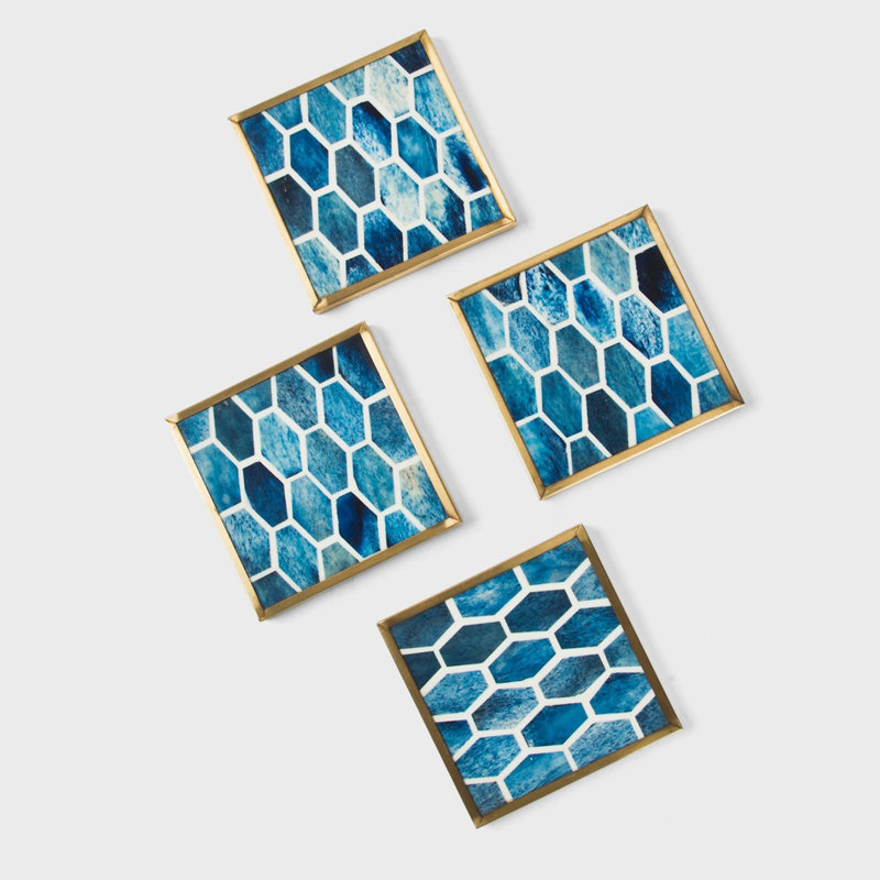 Ensemble de 4 sous-verres Gramercy