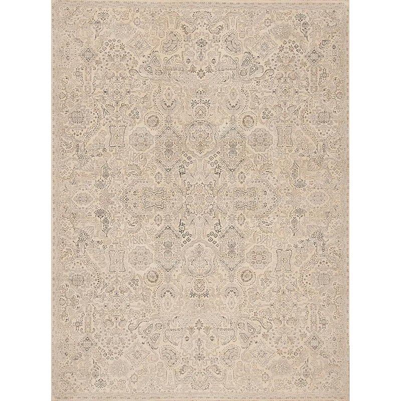 Queens Hand Knotted Wool Indoor Rug, Rectangle 10' x 14'