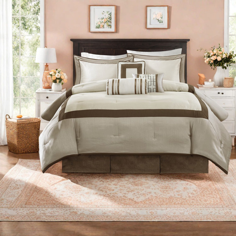 Piece Bedding Sets Cal King Polyester Modern Hotel Style For Home