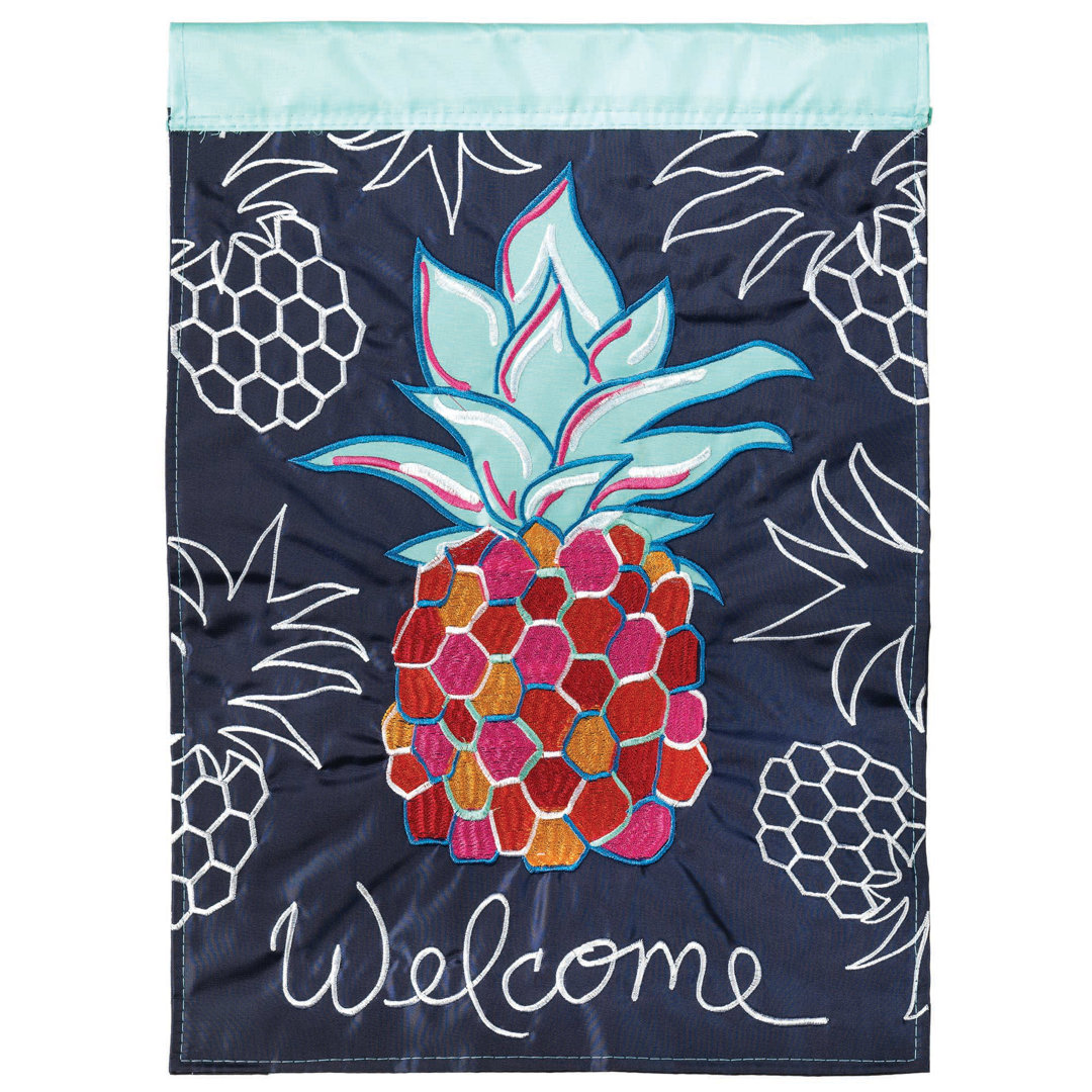 Timko Whimsy Pineapple 2-Sided Polyester Garden Flag Bay Isle Home™ 