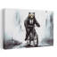 «Beared Cycling», reproduction d'art mural de la ville de l'ours contemporain abstrait-129708558