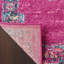 Tapis à motif oriental fuchsia rose Abbate-1291918950