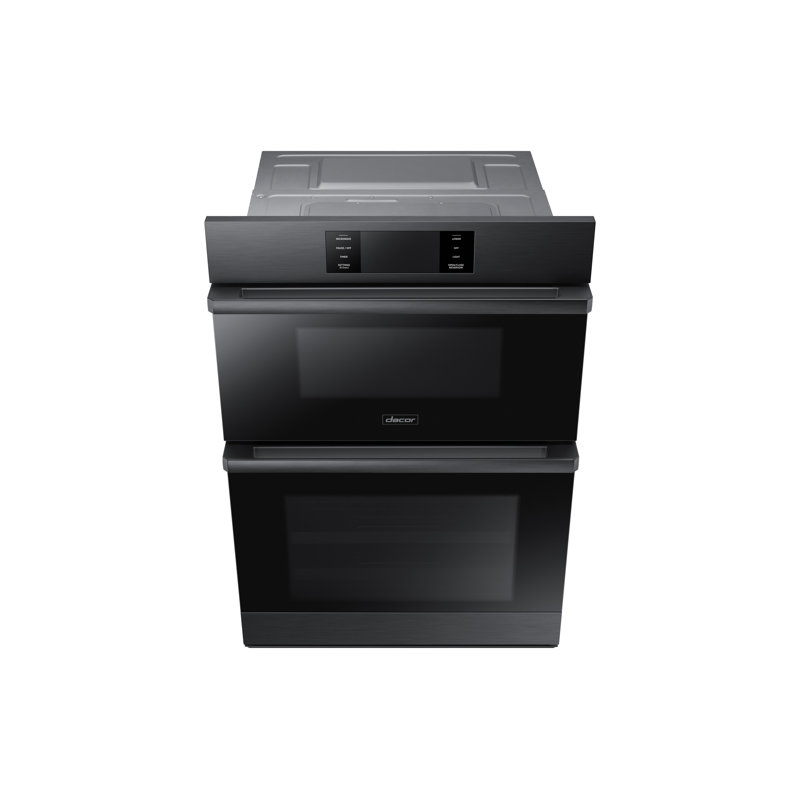 30" Microwave Combination Wall Oven Steam, Contemporary, Graphite Stainless
