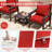 Outdoor Deep Seating Cushion Set Indoor And Outdoor Seat / Back Cushion, Available In 4 Sizes-929802341-929802339