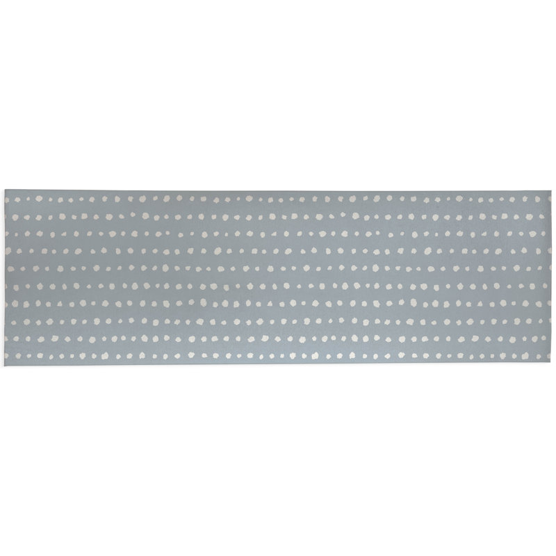 Dot Row Non-Slip Outdoor Rug, Runner 2'6" x 8'