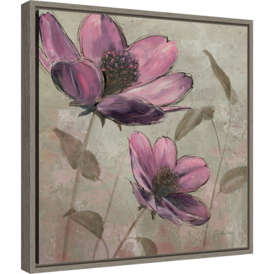 «Plum Floral II» par Emily Adams, reproduction d'art graphique sur toile