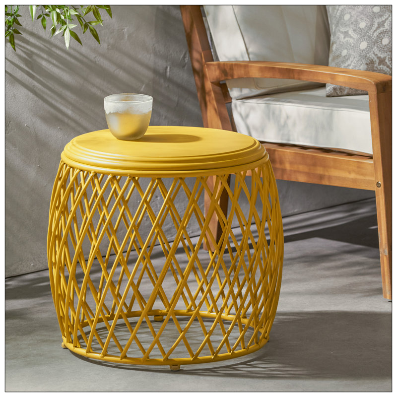 TABLE D'APPOINT 19,75 ALAMERAS, Jaune