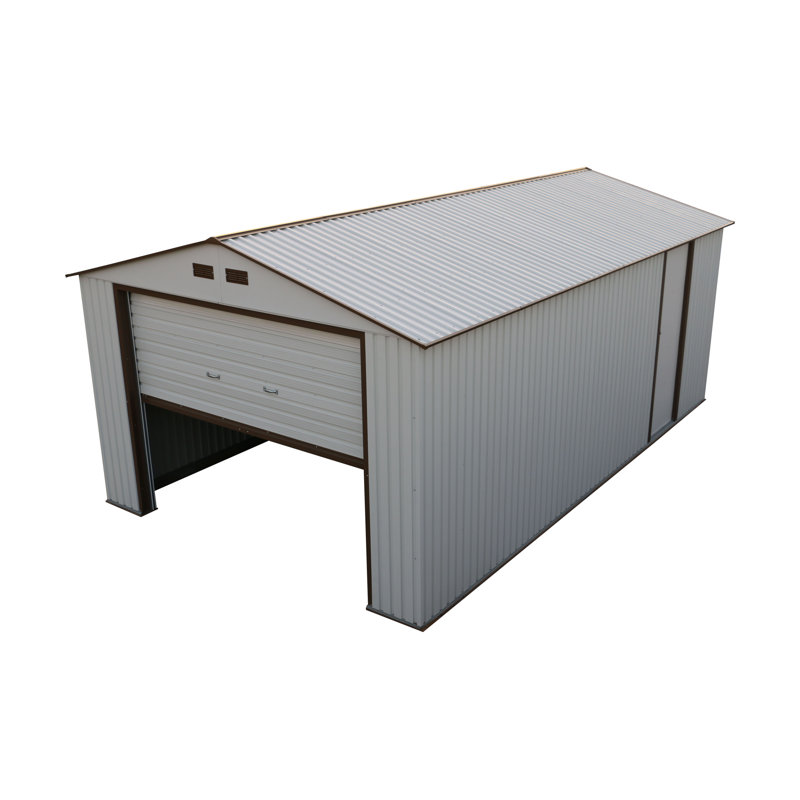 Remise de rangement Imperial, 12 pi X P 20 D, Gris foncé / Blanc