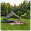 Tente cloche imperméable 13,1 pi avec tissu Oxford pour le glamping et le camping en plein air, vert