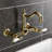 Kingston Brass Heritage Double-Handle 2-Hole Wall-Mount Bridge Kitchen Faucet-93676403