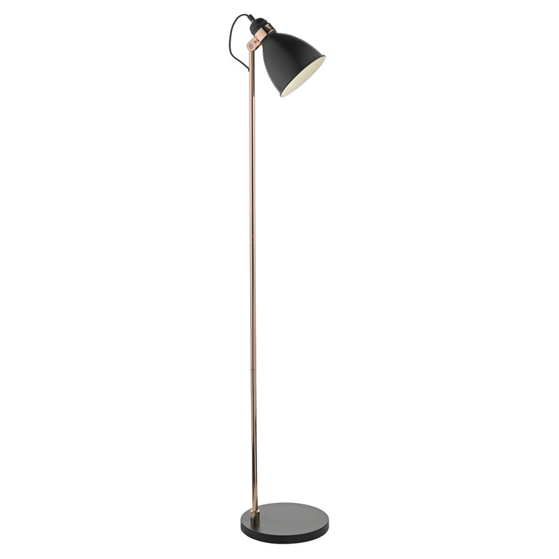 Azalea 141cm Task Floor Lamp, Black/Copper
