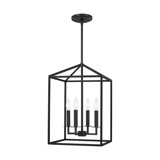 Ellis 4 - Light Dimmable Lantern Square / Rectangle Chandelier