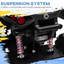 HOMCOM 12V Quad Bike Battery Powered Ride on ATV LED Lights for Kids-102442029