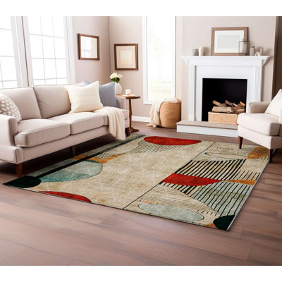 Tapis doux antidérapant, 50 x 60 cm (1,6 x 2,0 pi), 60% coton et 40% polyester | Tissé à la machine, impression numérique, sans velours, 0,3 po d'épaisseur | Lavable à 86 ° F, parfait pour le décor du salon et de la chambre à coucher