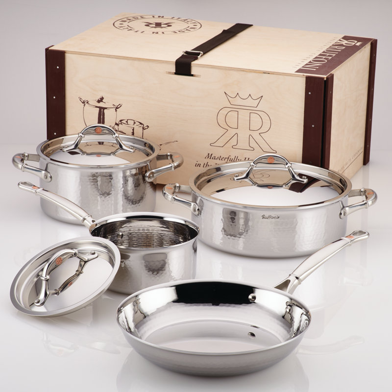 Ruffoni Symphonia 7 Piece Prima Stainless Steel Cookware Set