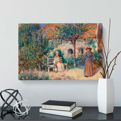 In Brittany by Pierre-Auguste Renoir - Wrapped Canvas