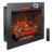 33 Inch Infrared Electric Fireplace With Removable Trim Kit Insert, Touch Panel Home Decor Heater, Smokeless Firebox With Fire Crackling Sound