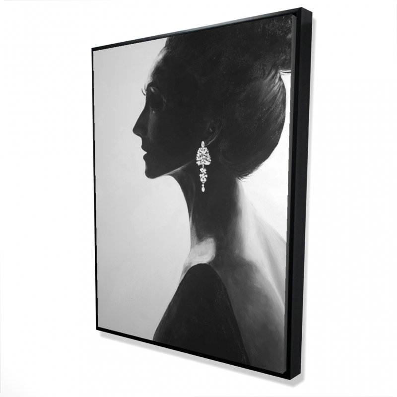 Femme chic sur toile