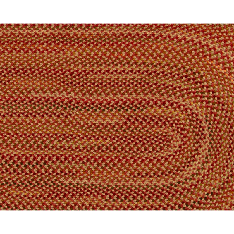 Hand Knotted Wool Area Rug in Red