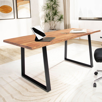 Lareina Metal Base Writing Desk