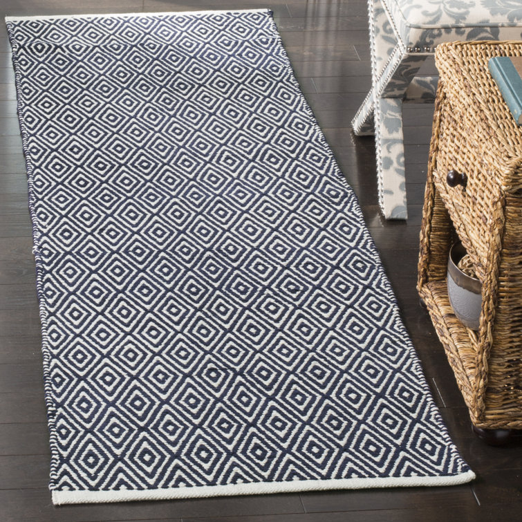Dannea Flat Weave Cotton Geometric Rug