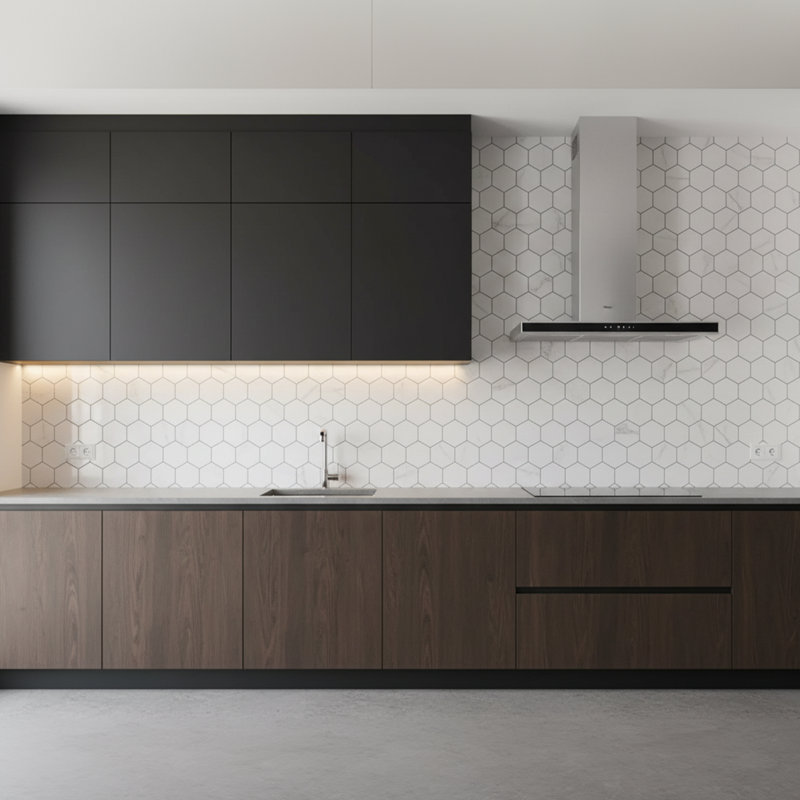 Alps 12" x 12" Marble Honeycomb Mosaic Wall & Floor Tile