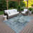 Machine Washable Indoor/Outdoor Earleville ACN2360 Casual Rug-1564840144