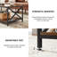Table basse avec rangement Maupin