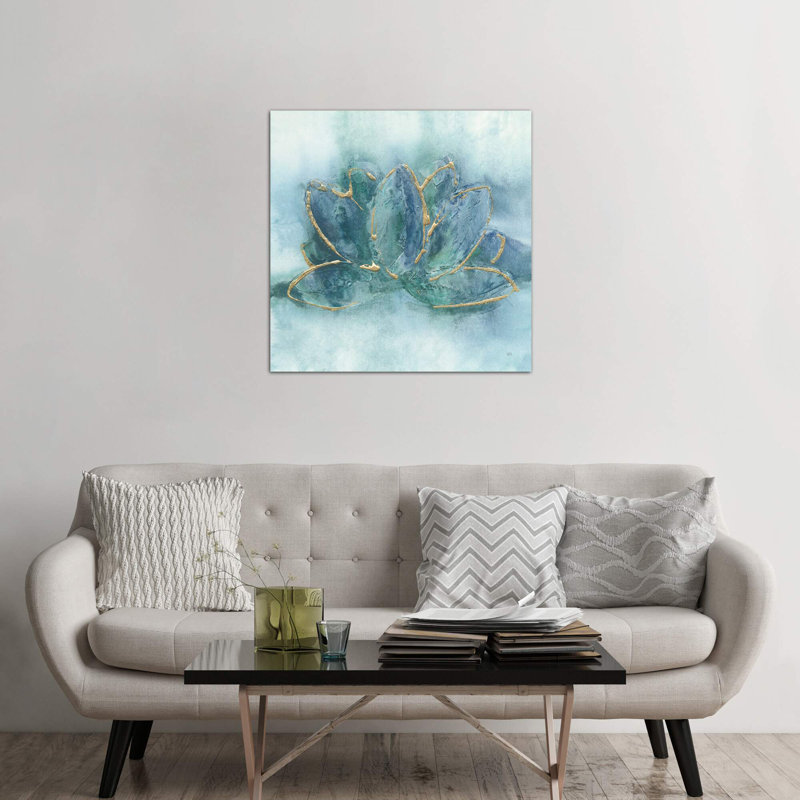 Buddha Lotus by Chris Paschke - 1 Piece Wall Art on Canvas, 66.04 cm H x 66.04 cm W x 1.91 cm D, No Frame