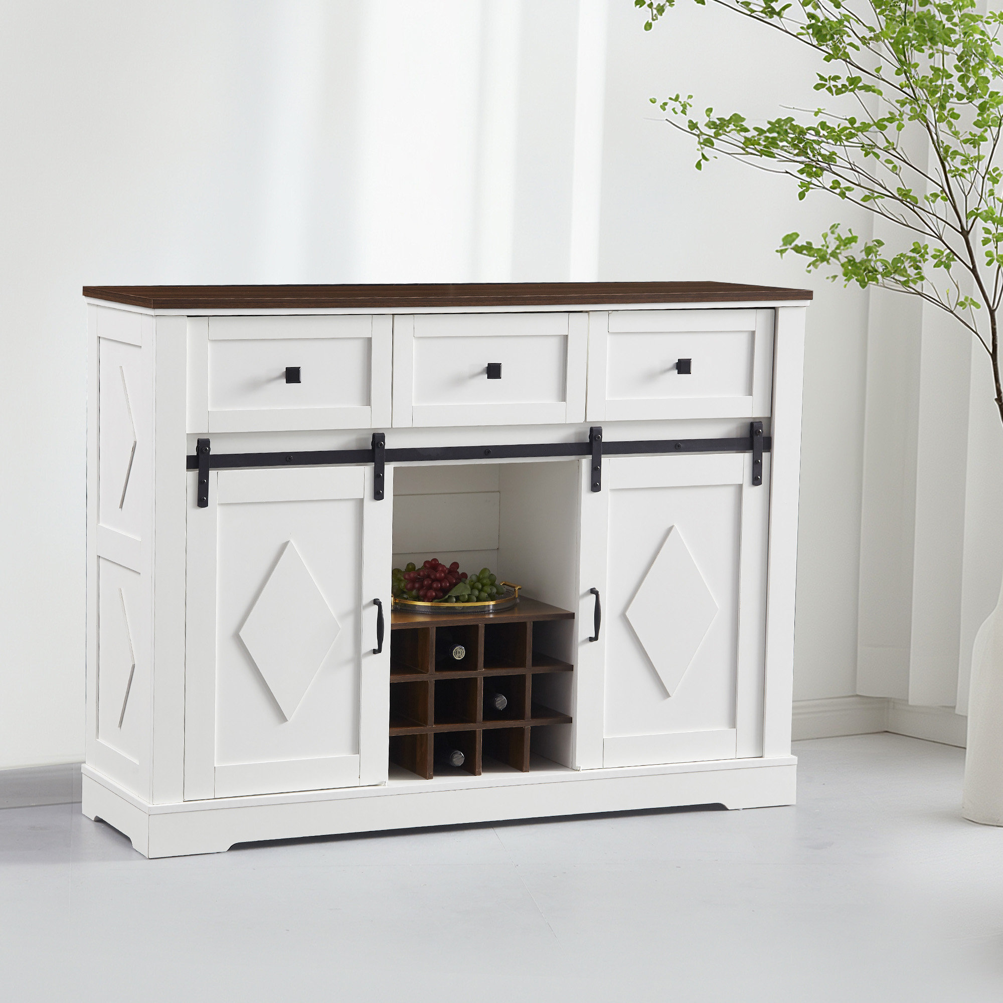 Wayfair Buffets House of Hampton Farmhouse Buffet Cabinet With Storage - Wayfair Canada