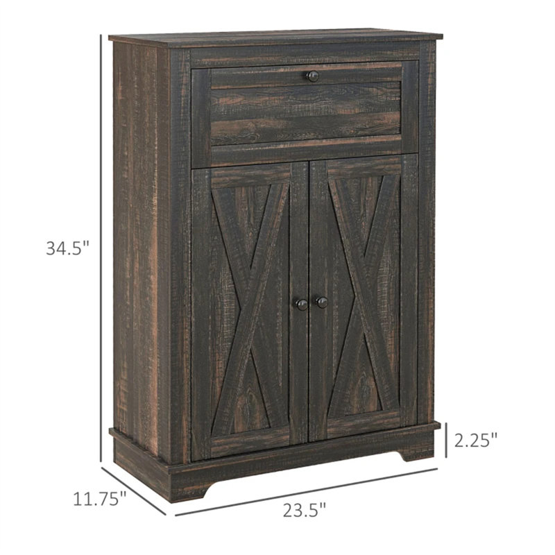 Armoire de rangement rustique