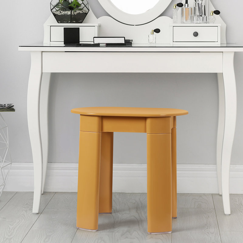 Tabouret d'appoint Rimas, Jaune