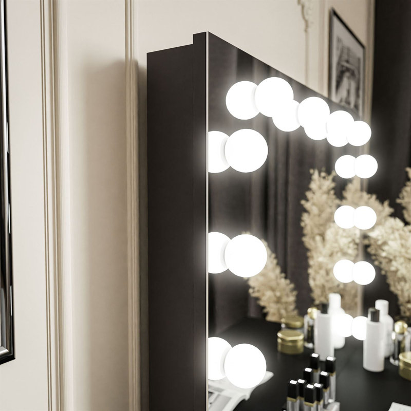 Mirror With Lighting Escado Elite Led, 65cm H x 80cm W x 10cm D