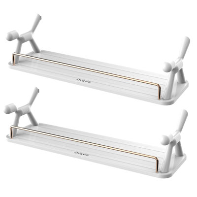 2 Piece Metal Floating Shelf