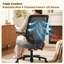 Grande et grande chaise de bureau en filet, chaise de bureau réglable robuste 500LBS avec accoudoirs rabattables-681889238-683571537