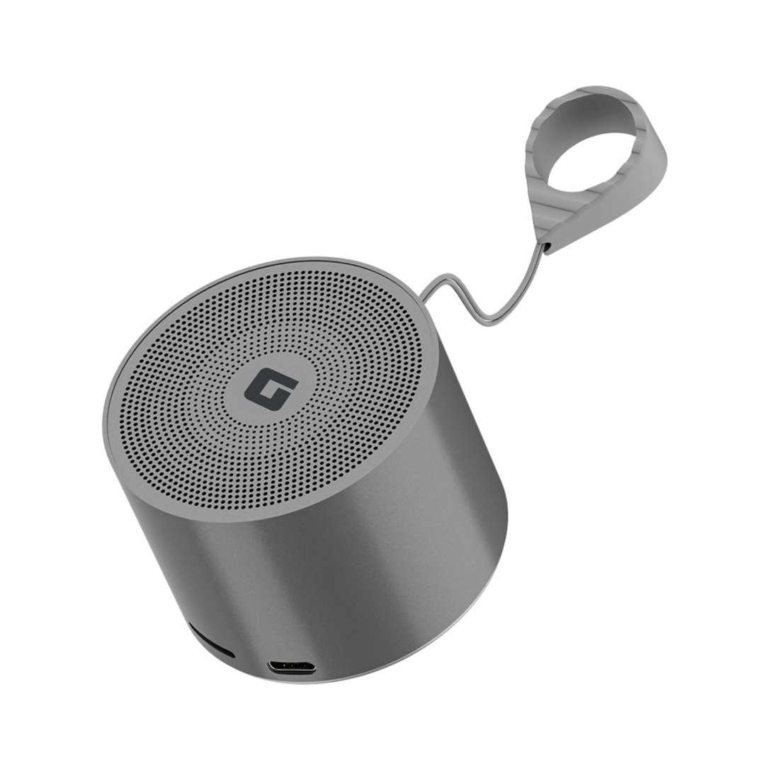 Geepas Portable Bluetooth Speaker 3D HiFi Fast Charging 5 Hour Playtime in Grey - Image 6